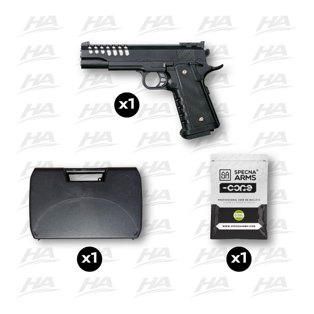 Pack prêt à jouer the Equalizers HI-CAPA 5.1 culasse métal