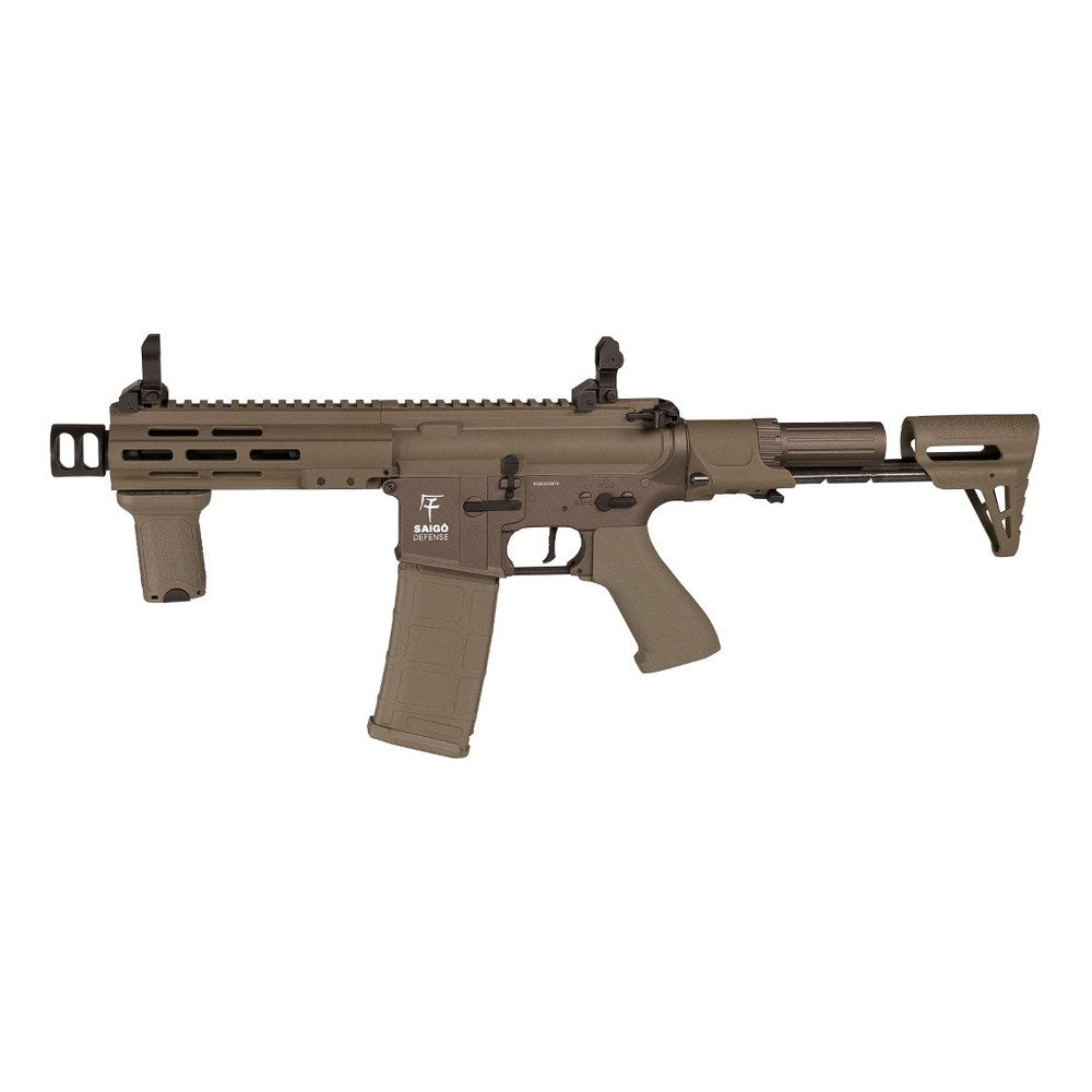Saigo M4 Full Metal Bushido REI Full Metal TAN AEG 1J