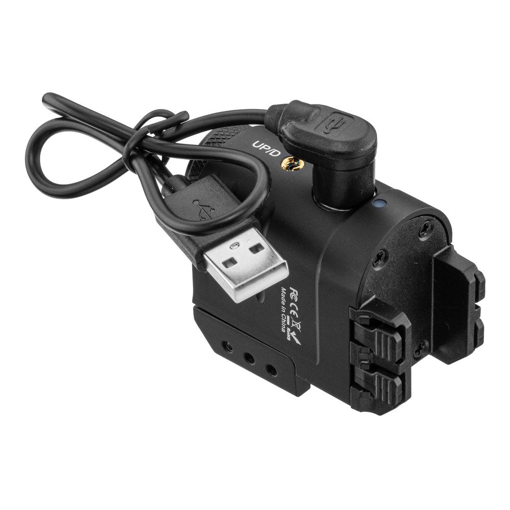Skywoods Lampe tactique 360 Lm + laser vert IP66 USB Magnetique