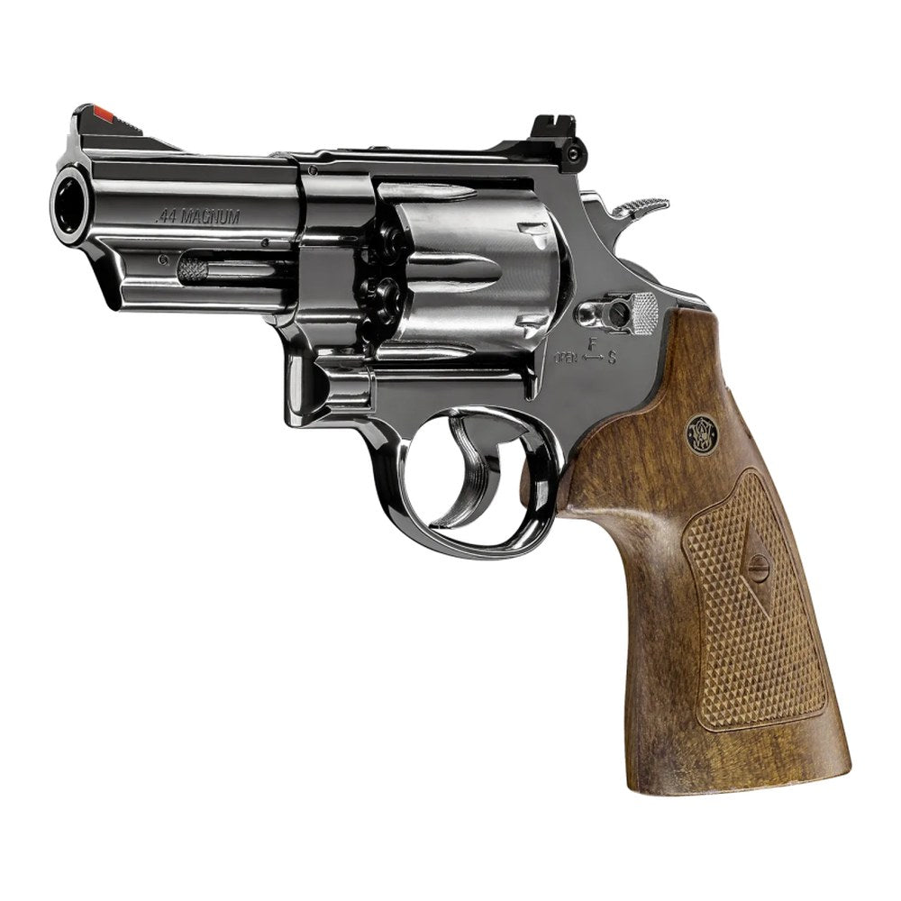 Smith & Wesson M29 Revolver 6mm Co2 3" Full Metal Chrome 1.5J