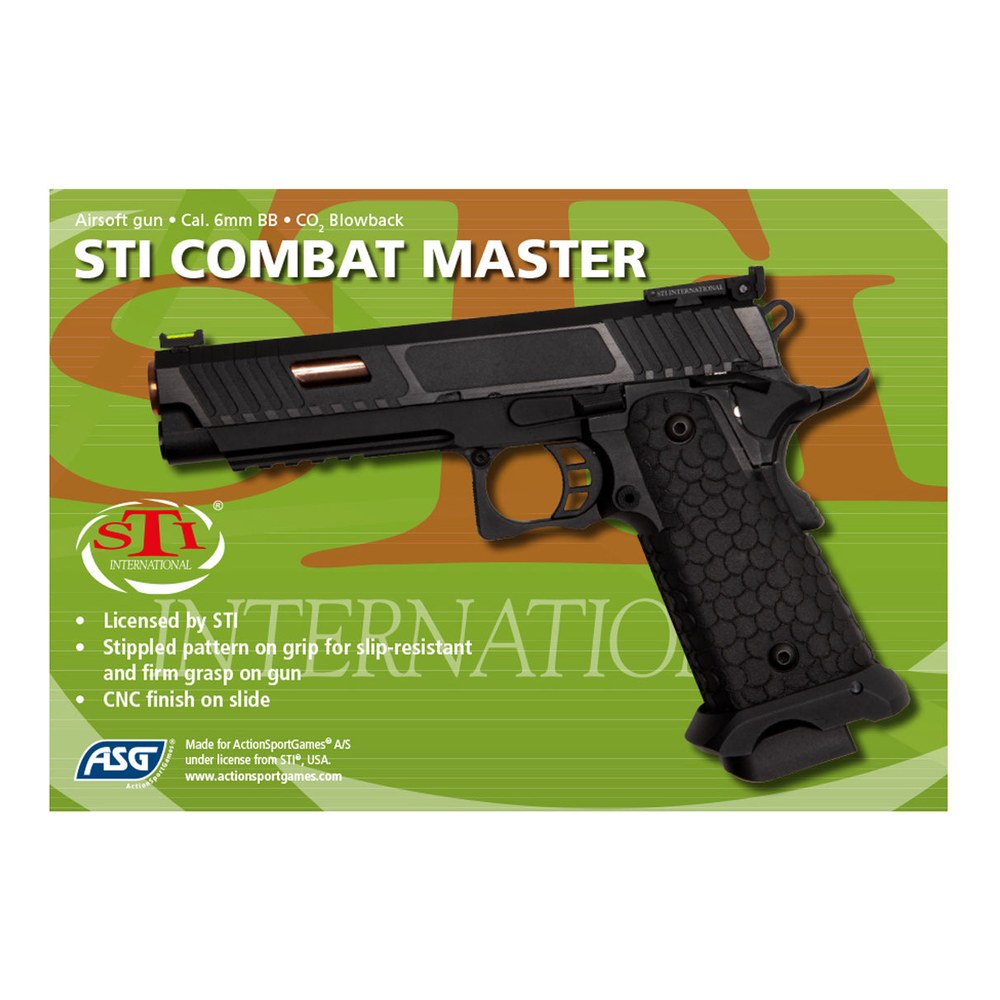 STI Combat Master Babayaga Noir CO2 Blowback 0.8J - photo 4