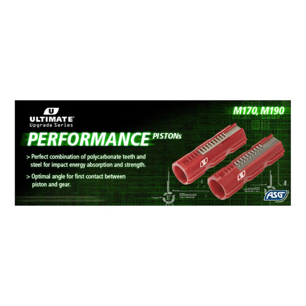 Ultimate Piston polycarbonate M190 Rouge (demi-dents) - photo 2