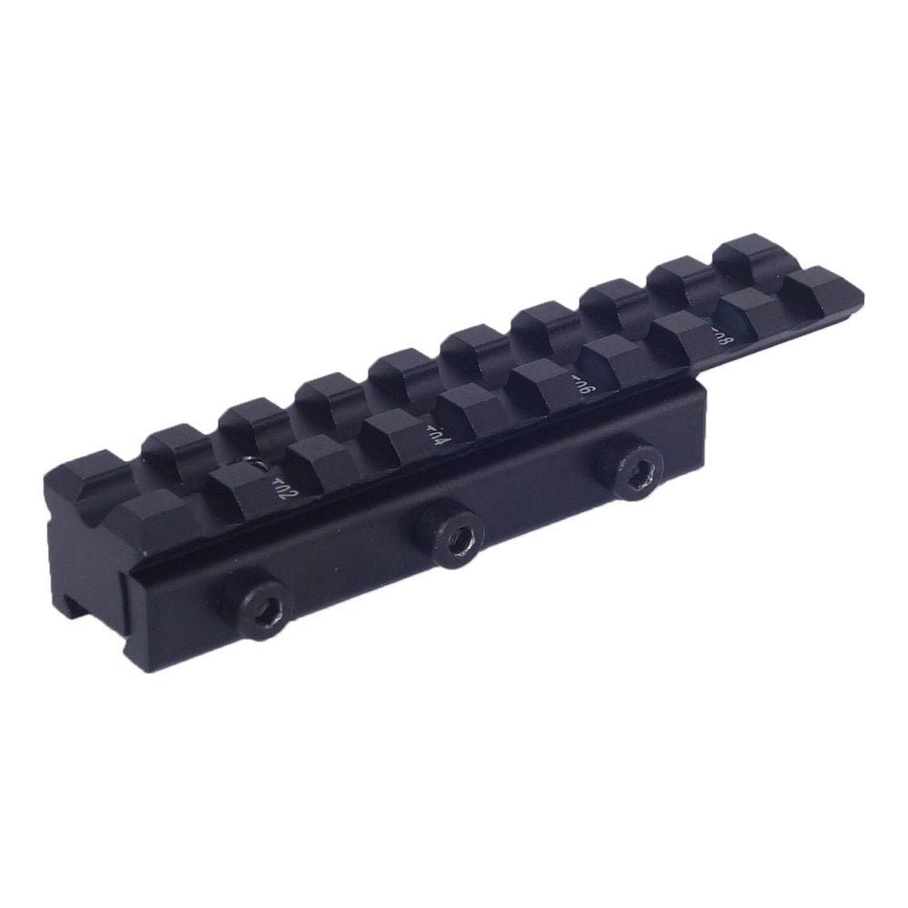 UTG Rail adaptateur 11mm vers 21mm Dovetail to Picatinny 9 SLOTS - photo 4