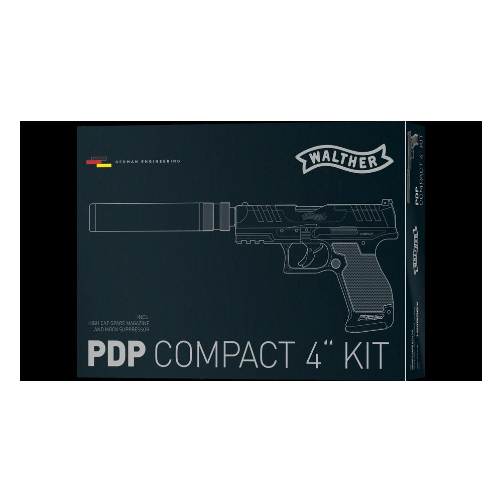 Walther Kit PDP Compact 4'' BK SPRING + Mag 100bb+silencieux 0.5J - photo 2
