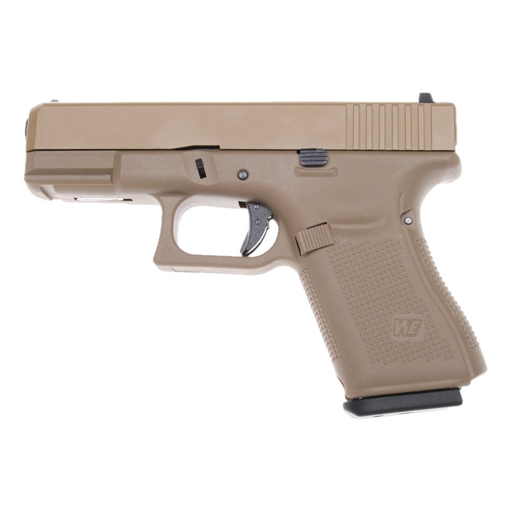 Pistolet airsoft WE 19.5 GBB full metal coloris tan