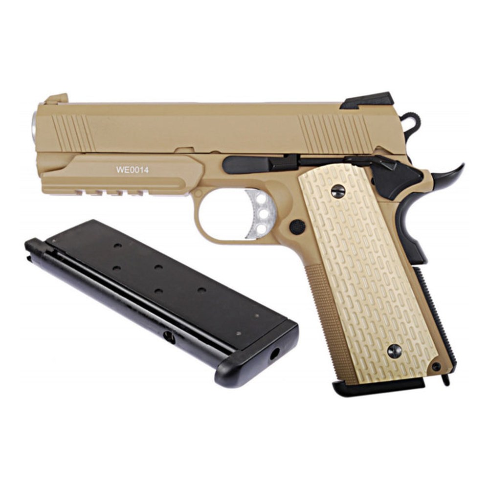 WE Desert Warrior 4.3 Tan GAZ Blowback 0.9J
