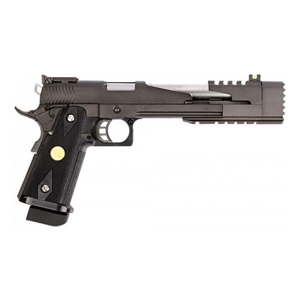 WE Hi-Capa 7.0 Black Dragon B Noir GAZ Blowback 0.9J - photo 4