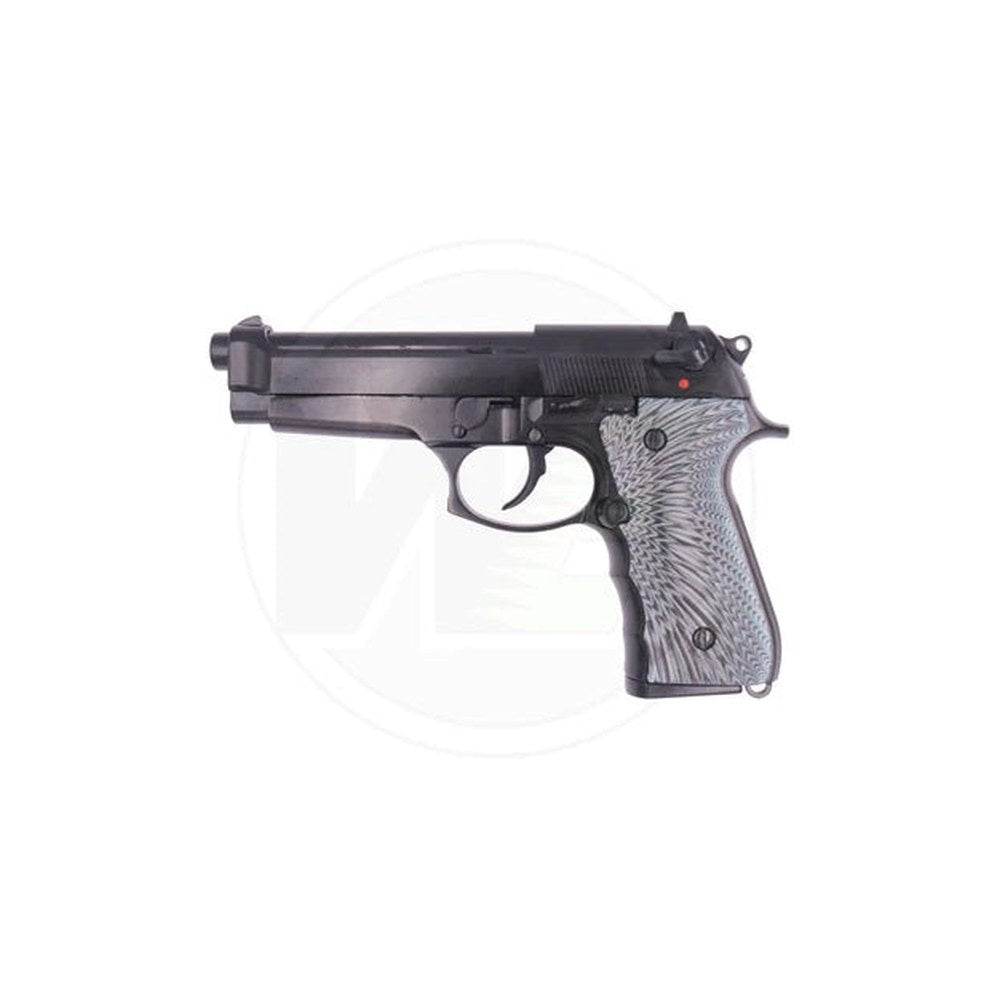 WE M92 6mm Eagle Noir GAZ Semi-Full-Auto Blowback 0.9J